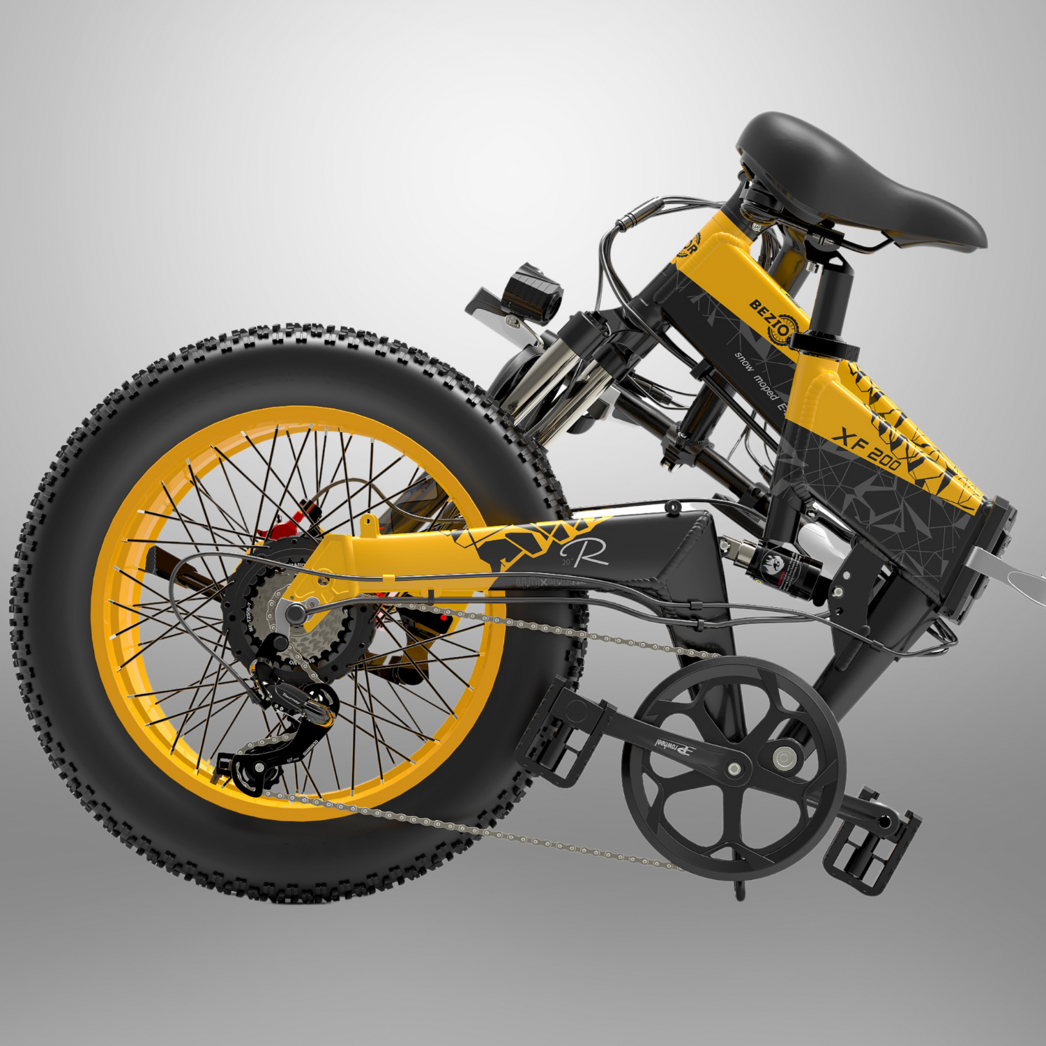 Costra ebike 1000w Gold edition Electric Bike Fat Folding Bike